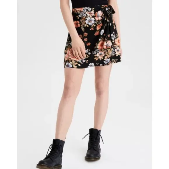 American Eagle Floral Wrap Dress & Skirt Bundle - Picture 8 of 10